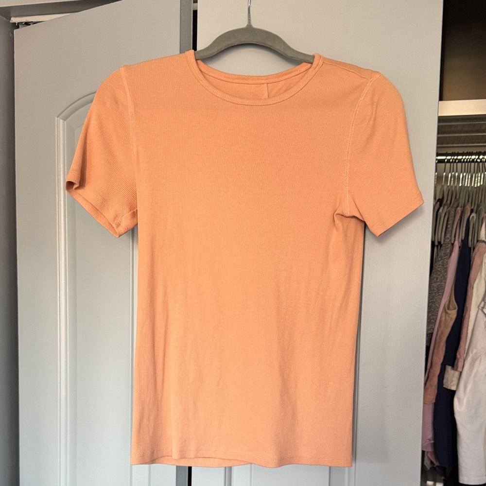 Everlane Pima Micro-Rib Crew Tee